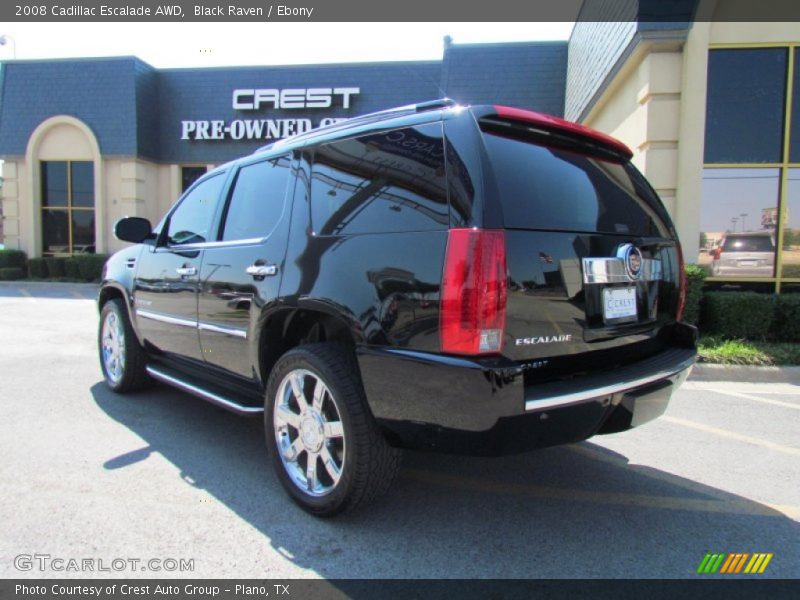 Black Raven / Ebony 2008 Cadillac Escalade AWD