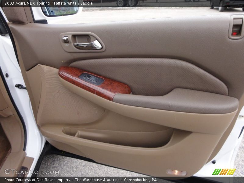 Taffeta White / Saddle 2003 Acura MDX Touring