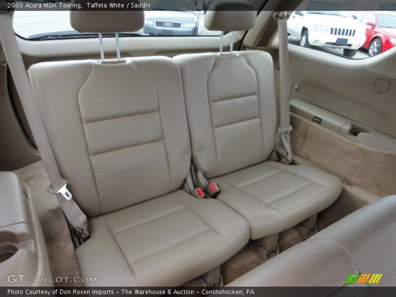 Taffeta White / Saddle 2003 Acura MDX Touring