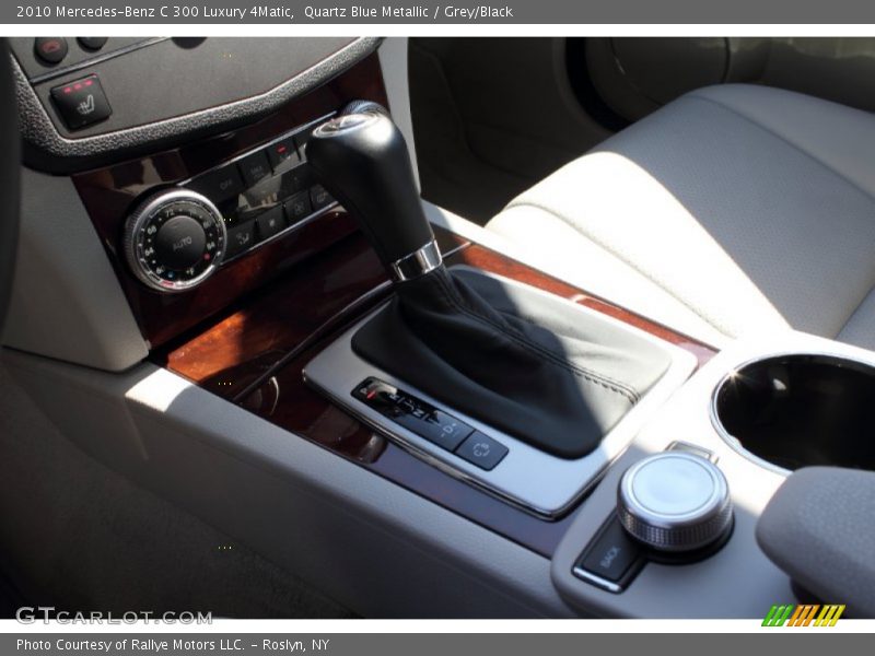 Quartz Blue Metallic / Grey/Black 2010 Mercedes-Benz C 300 Luxury 4Matic