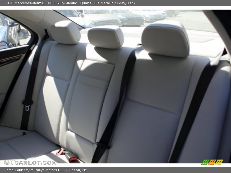 Quartz Blue Metallic / Grey/Black 2010 Mercedes-Benz C 300 Luxury 4Matic
