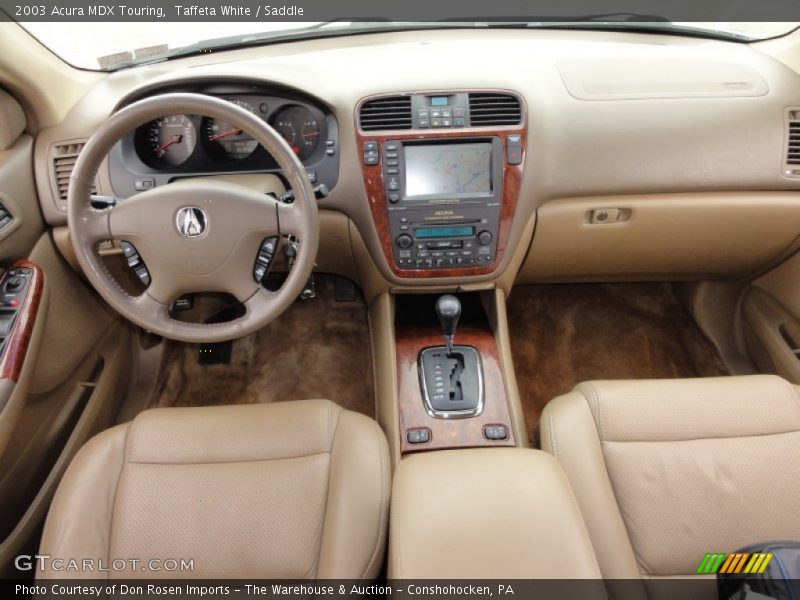 Taffeta White / Saddle 2003 Acura MDX Touring