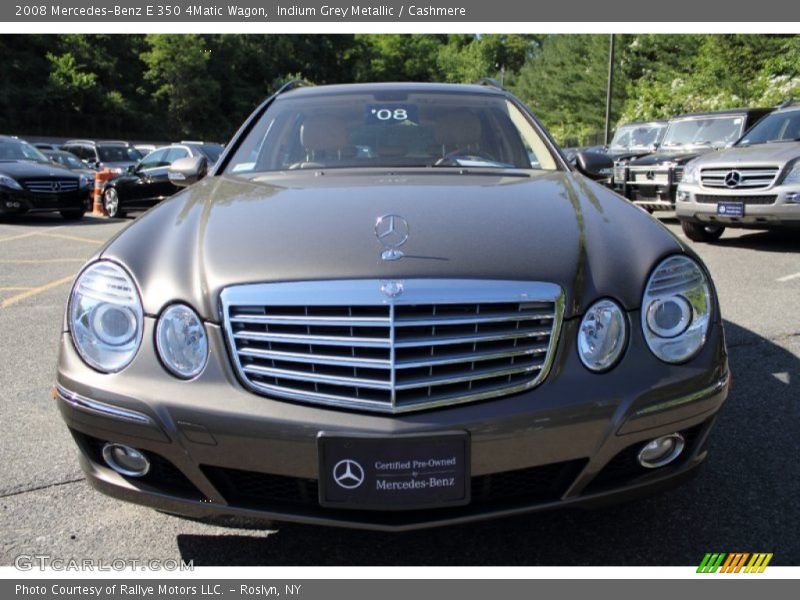 Indium Grey Metallic / Cashmere 2008 Mercedes-Benz E 350 4Matic Wagon