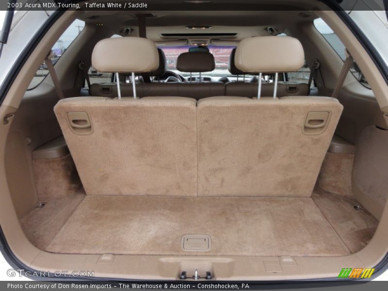 Taffeta White / Saddle 2003 Acura MDX Touring