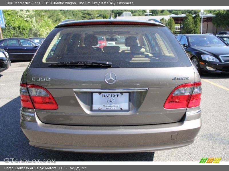 Indium Grey Metallic / Cashmere 2008 Mercedes-Benz E 350 4Matic Wagon