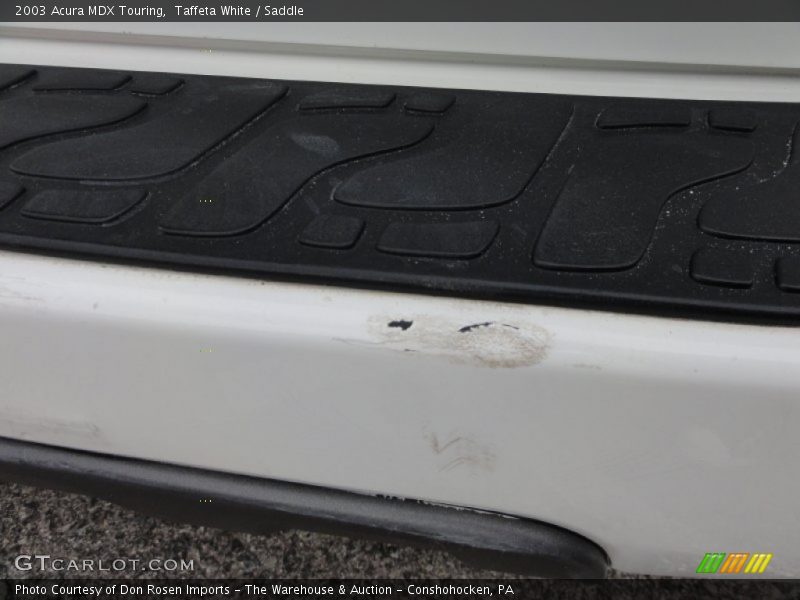 Taffeta White / Saddle 2003 Acura MDX Touring