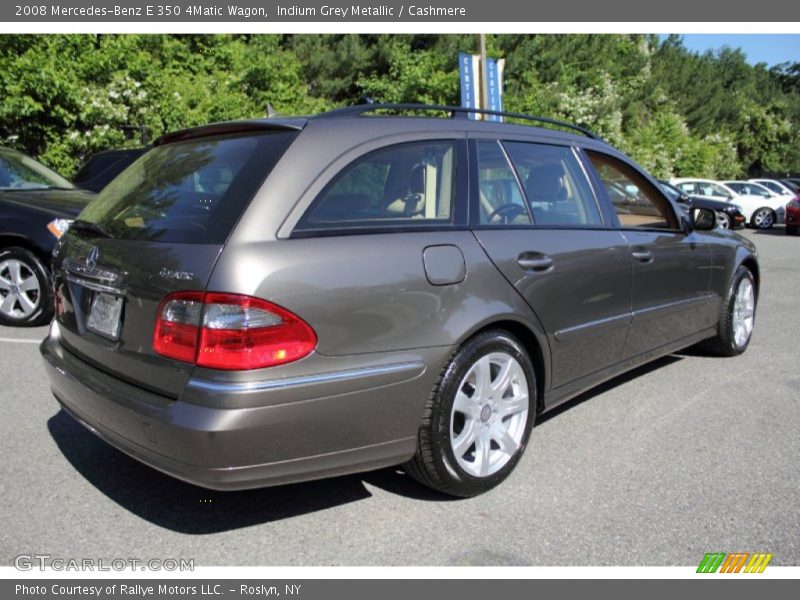 Indium Grey Metallic / Cashmere 2008 Mercedes-Benz E 350 4Matic Wagon