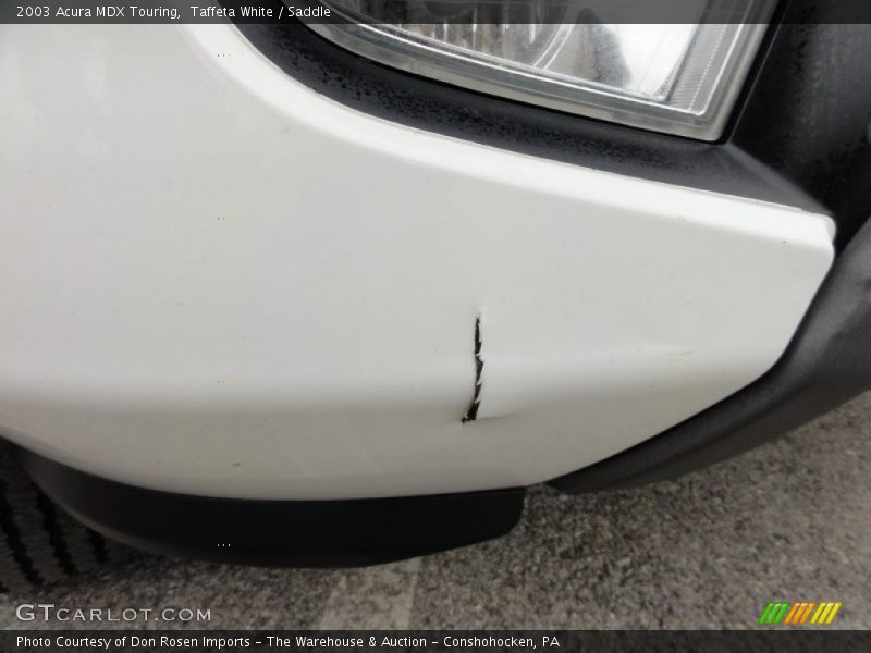 Taffeta White / Saddle 2003 Acura MDX Touring