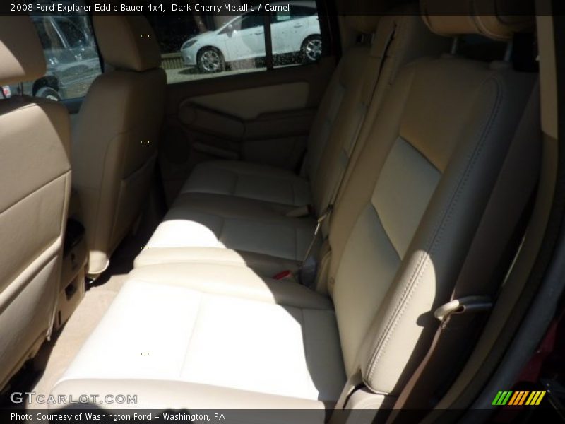 Dark Cherry Metallic / Camel 2008 Ford Explorer Eddie Bauer 4x4