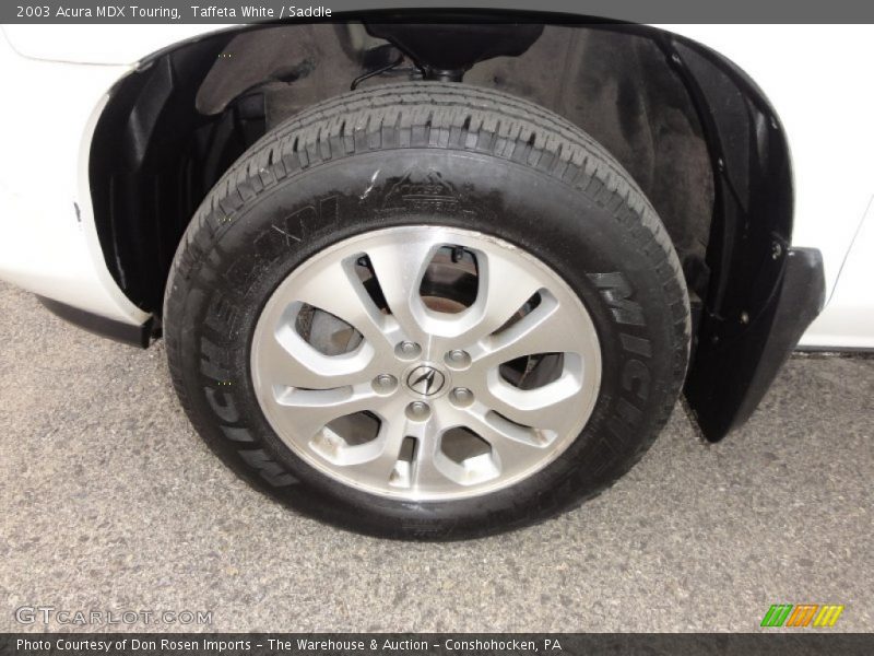 Taffeta White / Saddle 2003 Acura MDX Touring