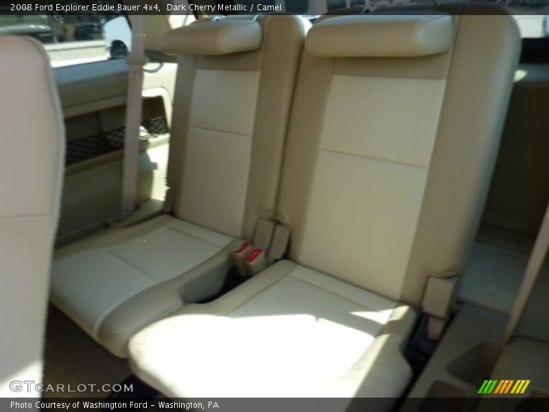 Dark Cherry Metallic / Camel 2008 Ford Explorer Eddie Bauer 4x4