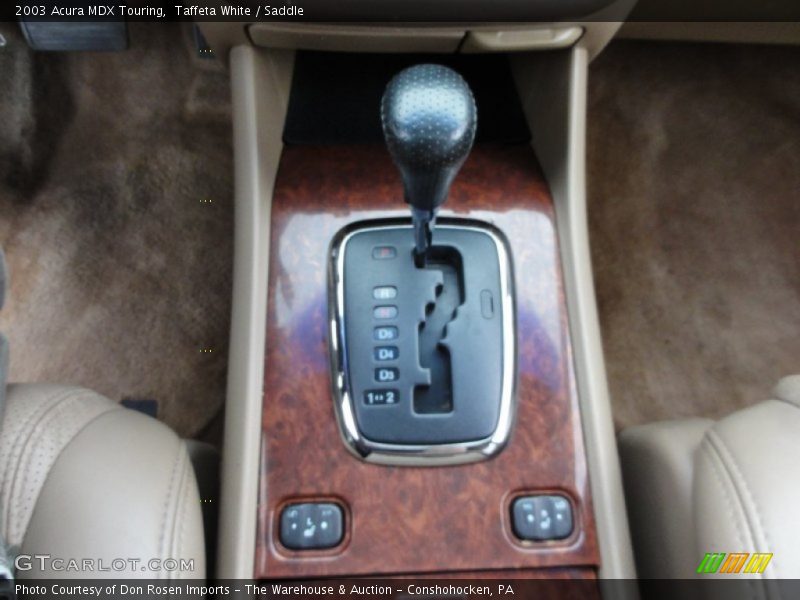 Taffeta White / Saddle 2003 Acura MDX Touring