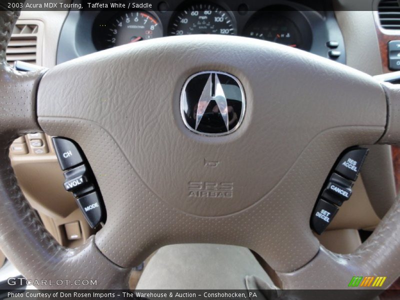 Taffeta White / Saddle 2003 Acura MDX Touring
