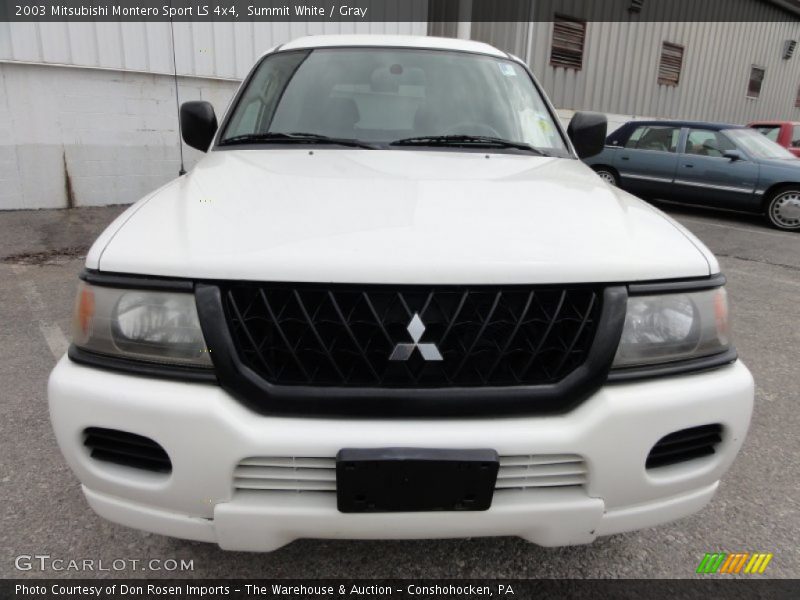 Summit White / Gray 2003 Mitsubishi Montero Sport LS 4x4