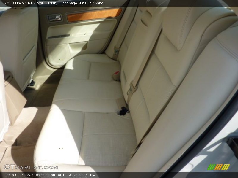 Light Sage Metallic / Sand 2008 Lincoln MKZ AWD Sedan