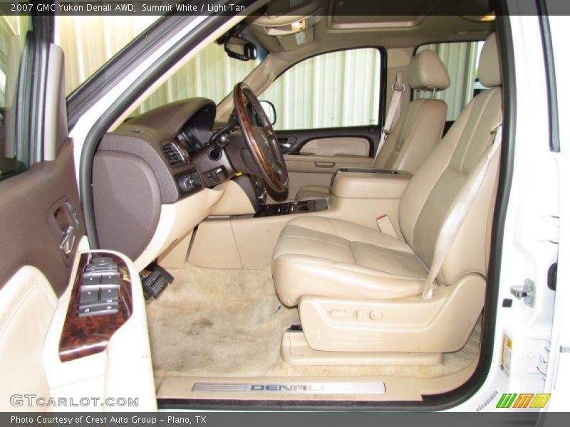 Summit White / Light Tan 2007 GMC Yukon Denali AWD