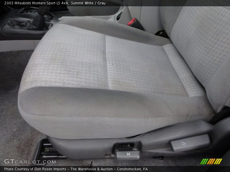 Summit White / Gray 2003 Mitsubishi Montero Sport LS 4x4