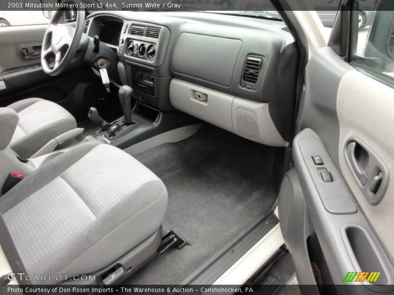  2003 Montero Sport LS 4x4 Gray Interior