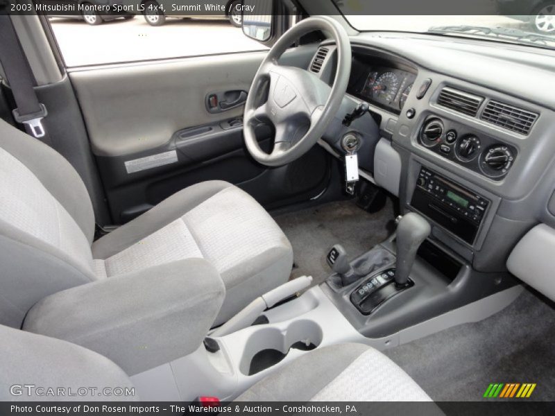  2003 Montero Sport LS 4x4 Gray Interior