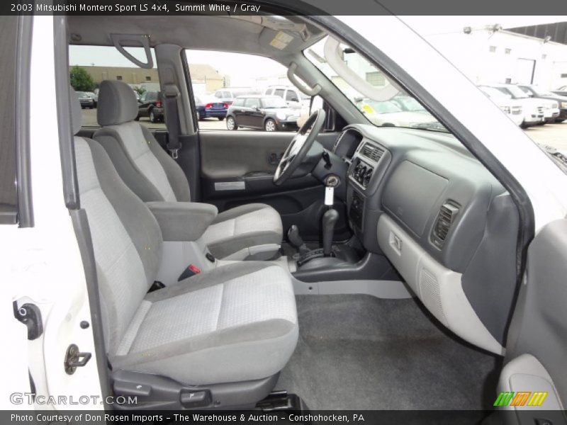  2003 Montero Sport LS 4x4 Gray Interior