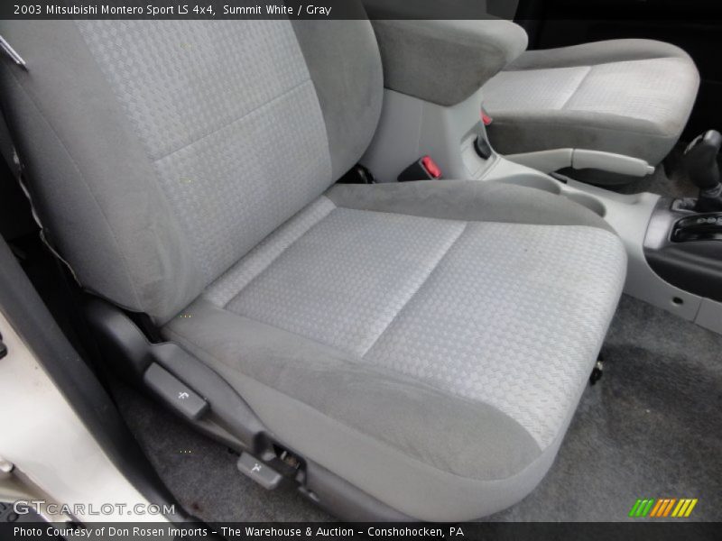 Summit White / Gray 2003 Mitsubishi Montero Sport LS 4x4