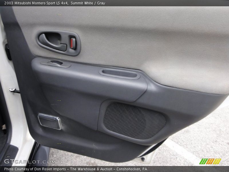 Summit White / Gray 2003 Mitsubishi Montero Sport LS 4x4