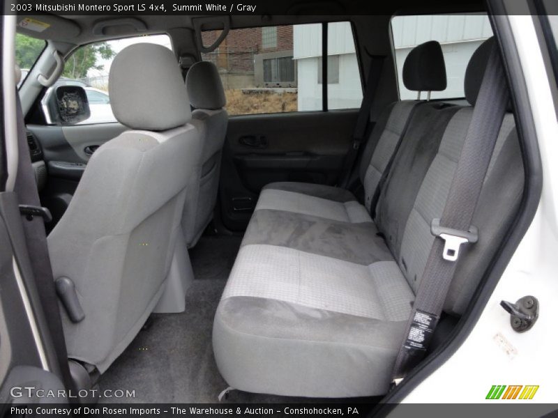  2003 Montero Sport LS 4x4 Gray Interior