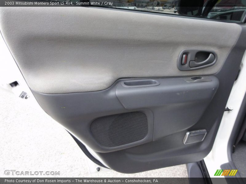 Summit White / Gray 2003 Mitsubishi Montero Sport LS 4x4