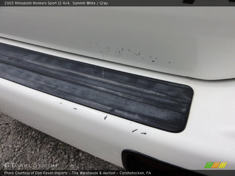 Summit White / Gray 2003 Mitsubishi Montero Sport LS 4x4
