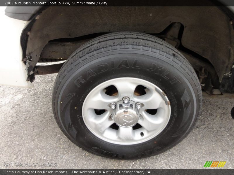 Summit White / Gray 2003 Mitsubishi Montero Sport LS 4x4