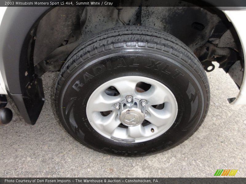 Summit White / Gray 2003 Mitsubishi Montero Sport LS 4x4