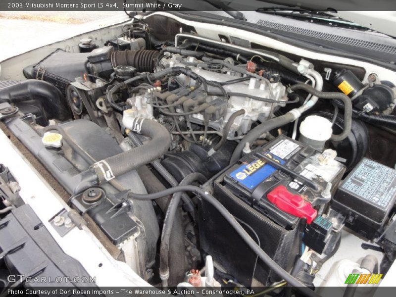  2003 Montero Sport LS 4x4 Engine - 3.0 Liter SOHC 24-Valve V6