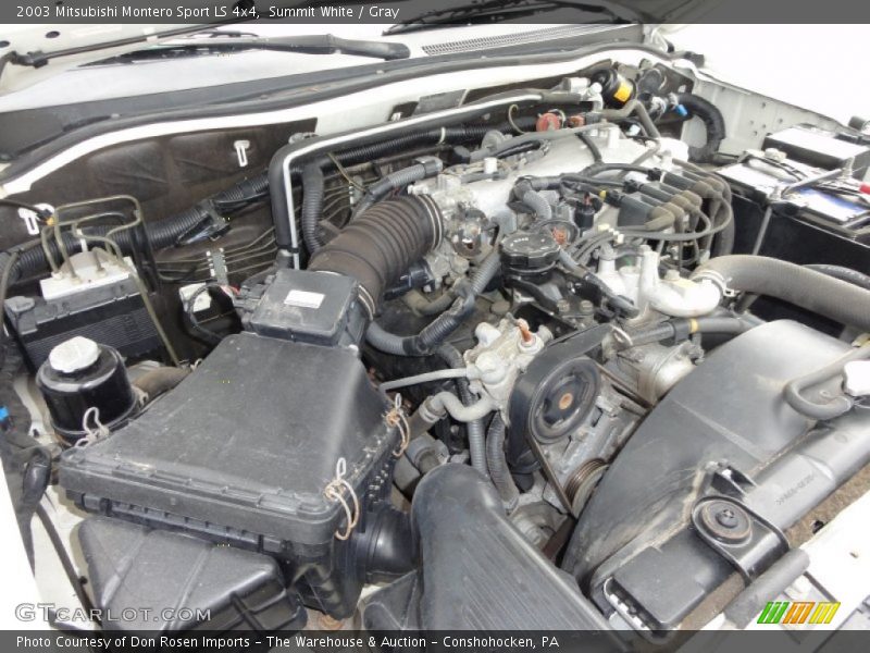 Summit White / Gray 2003 Mitsubishi Montero Sport LS 4x4