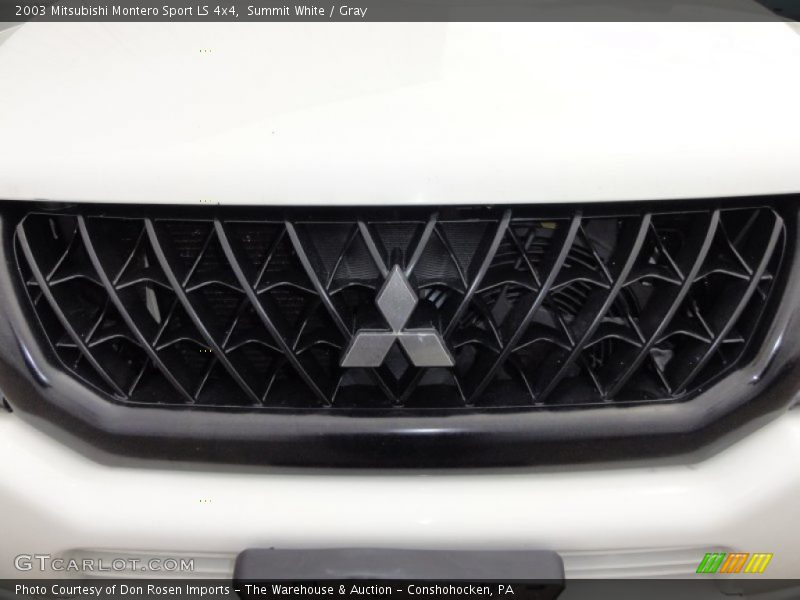 Summit White / Gray 2003 Mitsubishi Montero Sport LS 4x4
