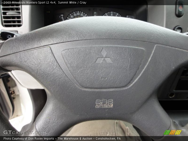 Summit White / Gray 2003 Mitsubishi Montero Sport LS 4x4