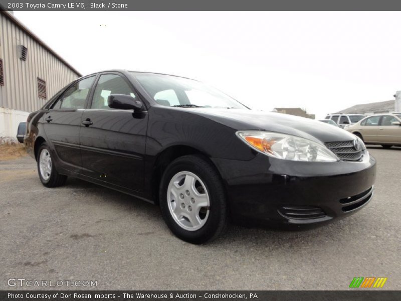 Black / Stone 2003 Toyota Camry LE V6