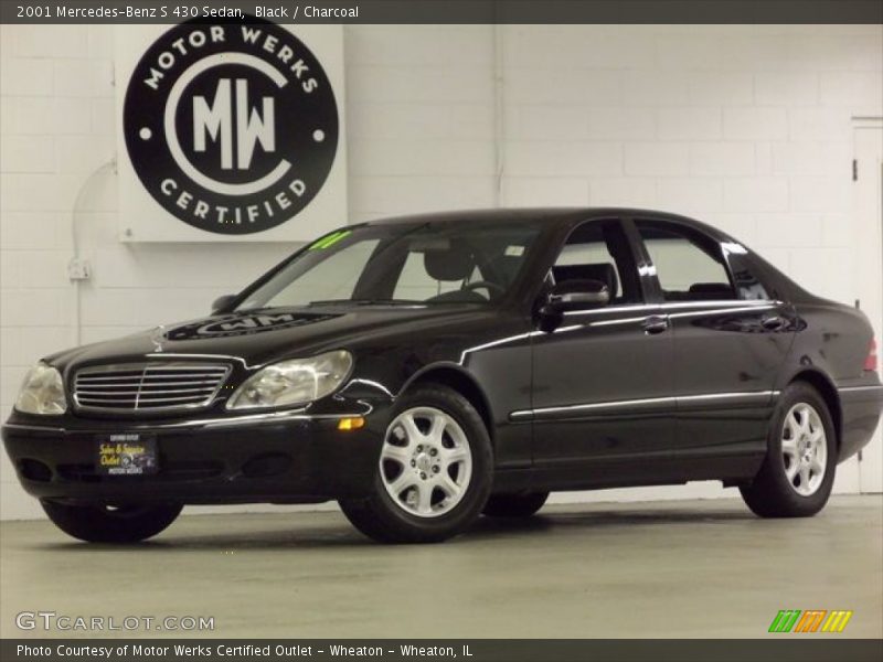 Black / Charcoal 2001 Mercedes-Benz S 430 Sedan