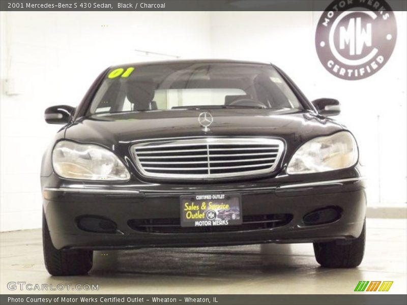 Black / Charcoal 2001 Mercedes-Benz S 430 Sedan