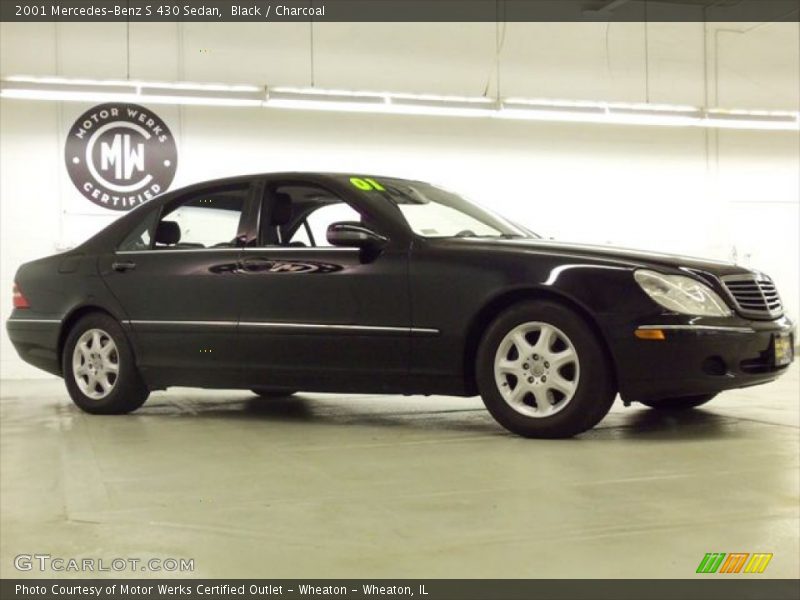 Black / Charcoal 2001 Mercedes-Benz S 430 Sedan