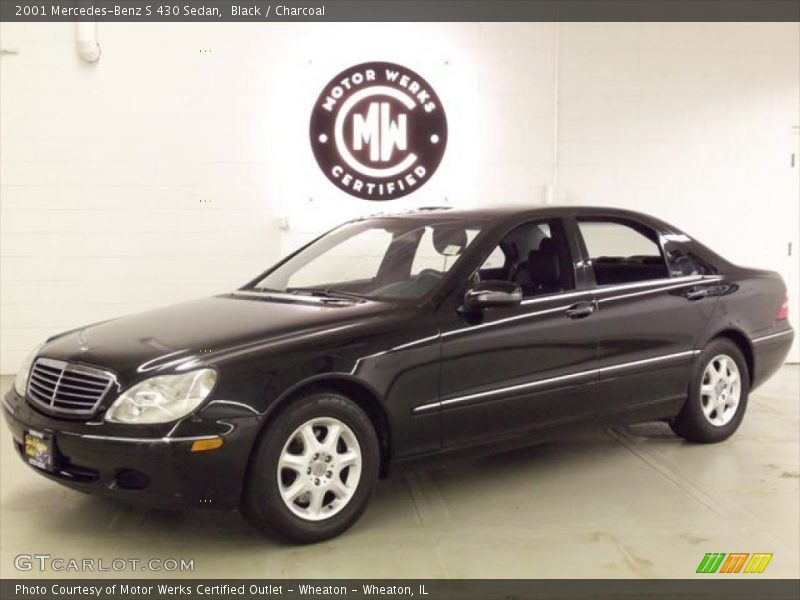 Black / Charcoal 2001 Mercedes-Benz S 430 Sedan