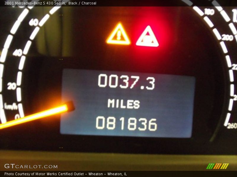 Black / Charcoal 2001 Mercedes-Benz S 430 Sedan