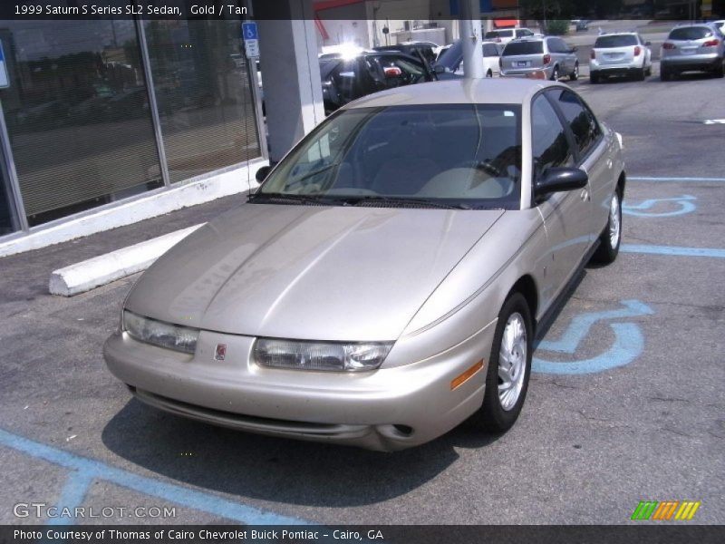 Gold / Tan 1999 Saturn S Series SL2 Sedan