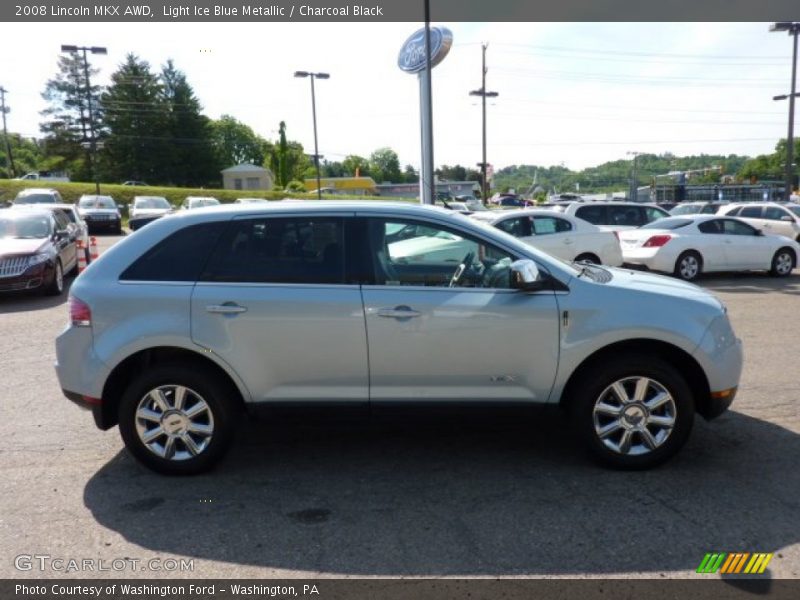 Light Ice Blue Metallic / Charcoal Black 2008 Lincoln MKX AWD