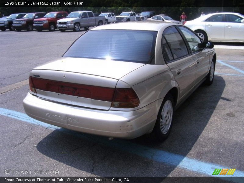 Gold / Tan 1999 Saturn S Series SL2 Sedan