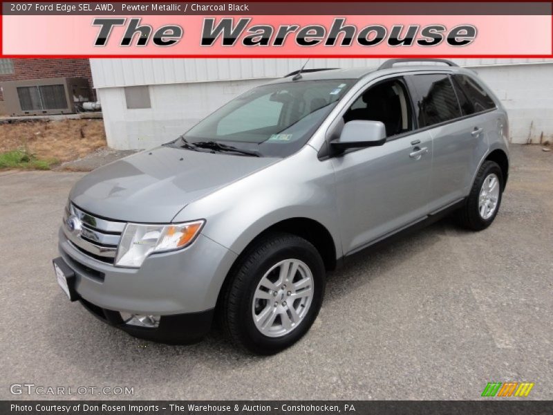 Pewter Metallic / Charcoal Black 2007 Ford Edge SEL AWD