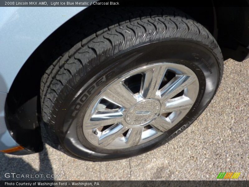 Light Ice Blue Metallic / Charcoal Black 2008 Lincoln MKX AWD
