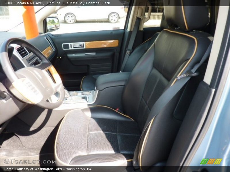 Light Ice Blue Metallic / Charcoal Black 2008 Lincoln MKX AWD