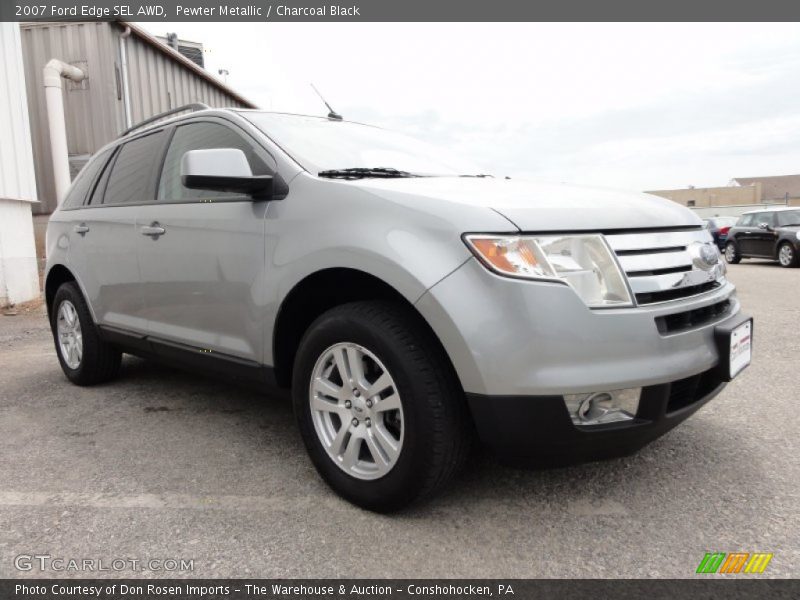 Pewter Metallic / Charcoal Black 2007 Ford Edge SEL AWD
