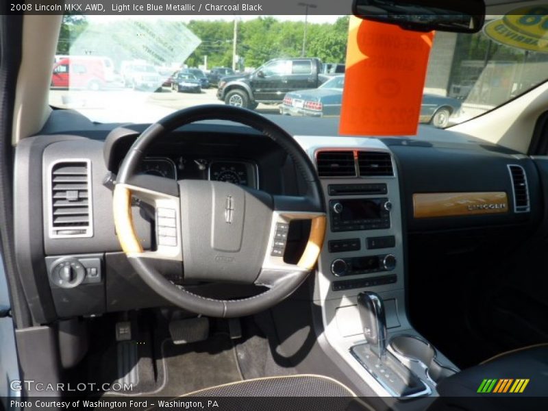 Light Ice Blue Metallic / Charcoal Black 2008 Lincoln MKX AWD