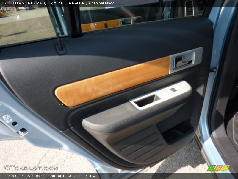 Light Ice Blue Metallic / Charcoal Black 2008 Lincoln MKX AWD